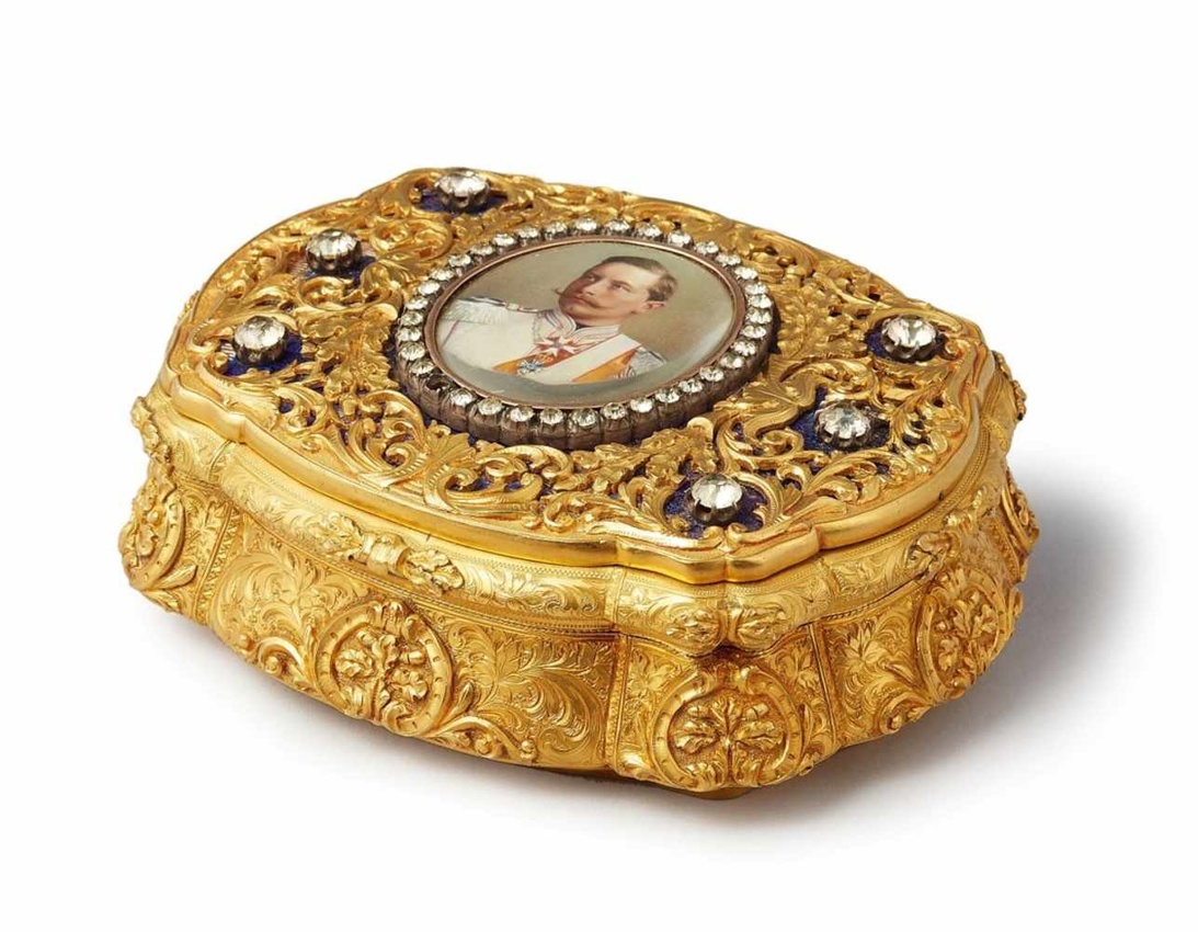German imperial presentation box from Wilhelm II