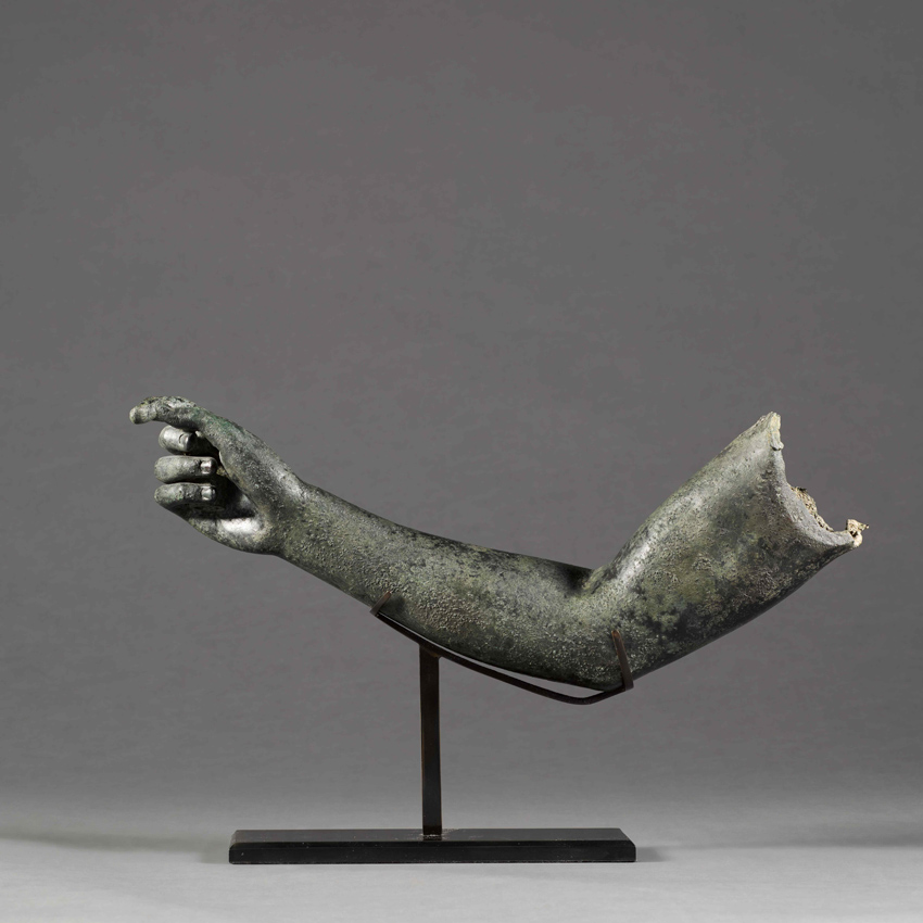 Roman bronze arm
