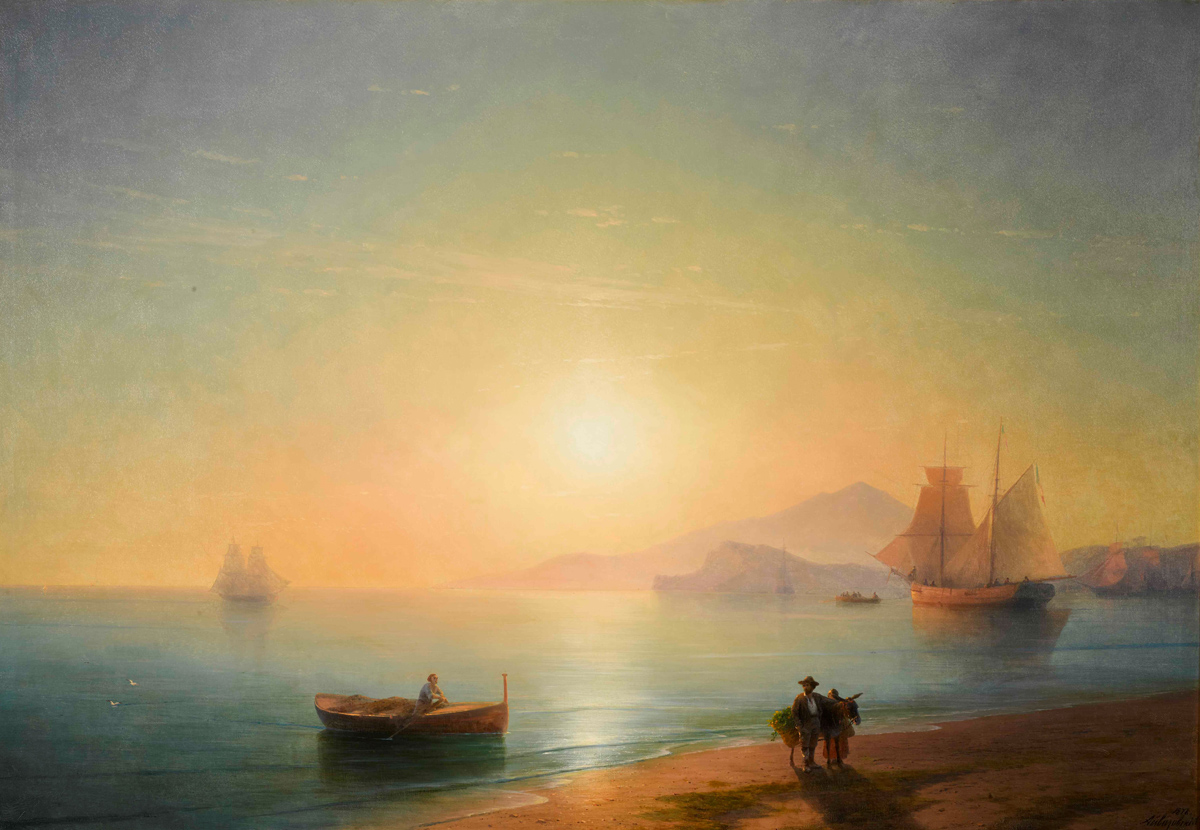 ‘The Bay of Naples’ by Ivan Aivazovsky