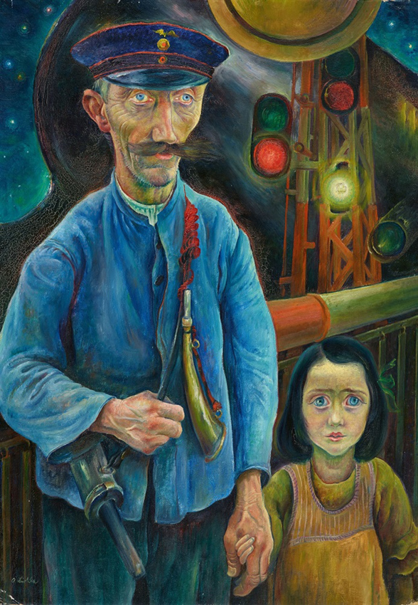 Albert Birkle painting