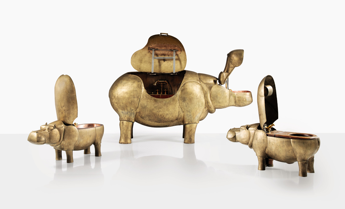 Lalanne hippopotamus bathroom suite