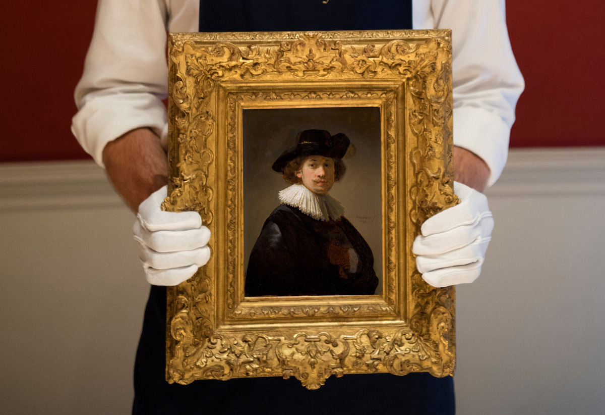 Rembrandt self-portrait