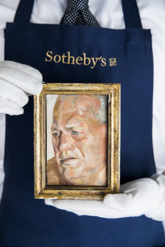 Lucian Freud portrait of John Richardson