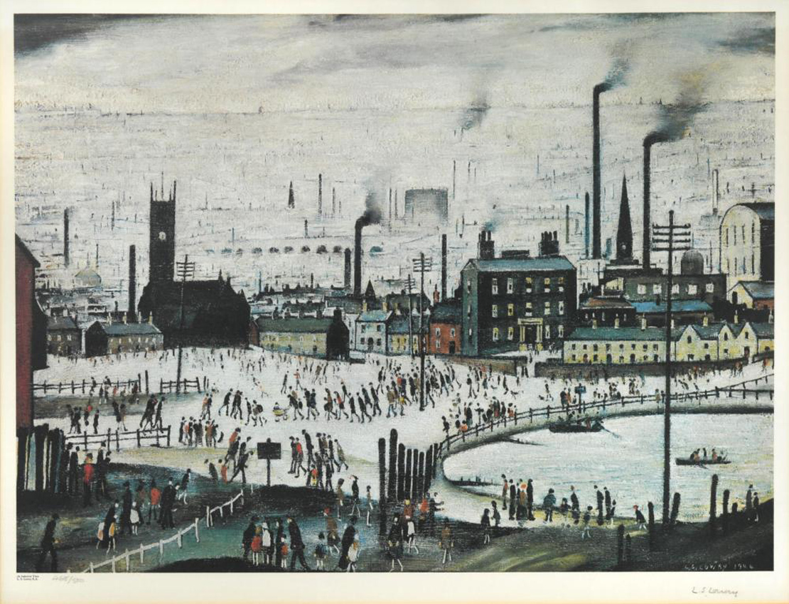 LS Lowry print