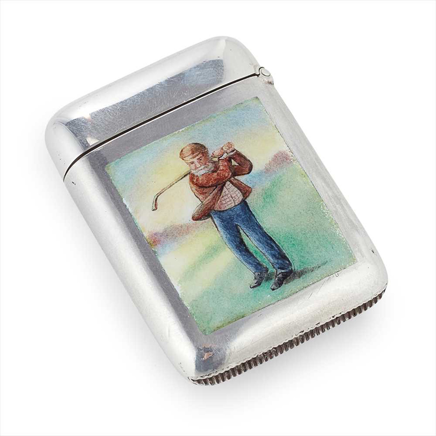 Victorian novelty vesta case