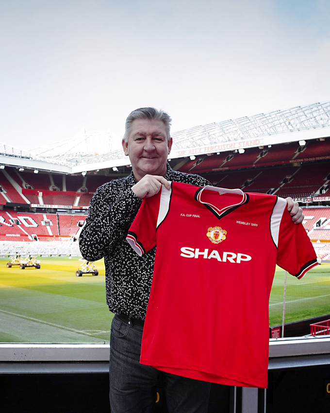 Manchester United striker Norman Whiteside