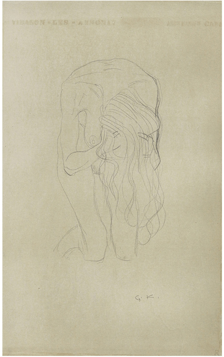 Gustav Klimt drawing