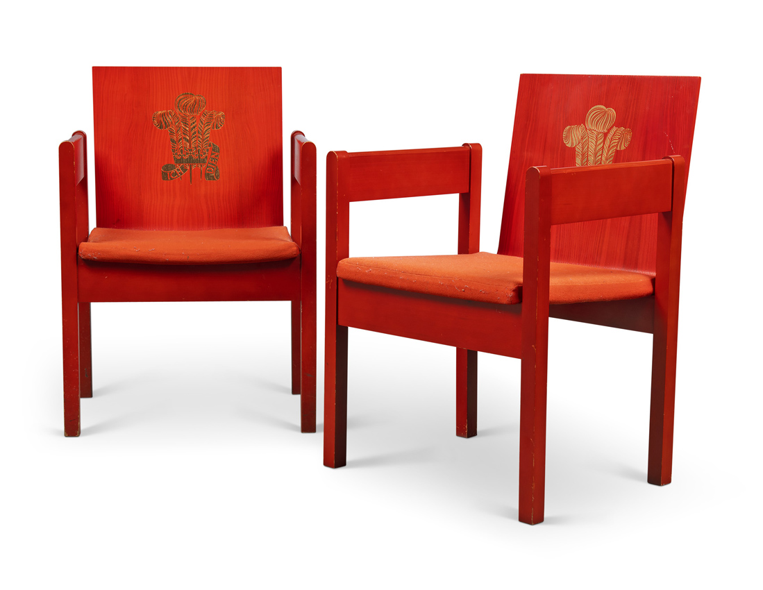 Prince of Wales investiture chairs
