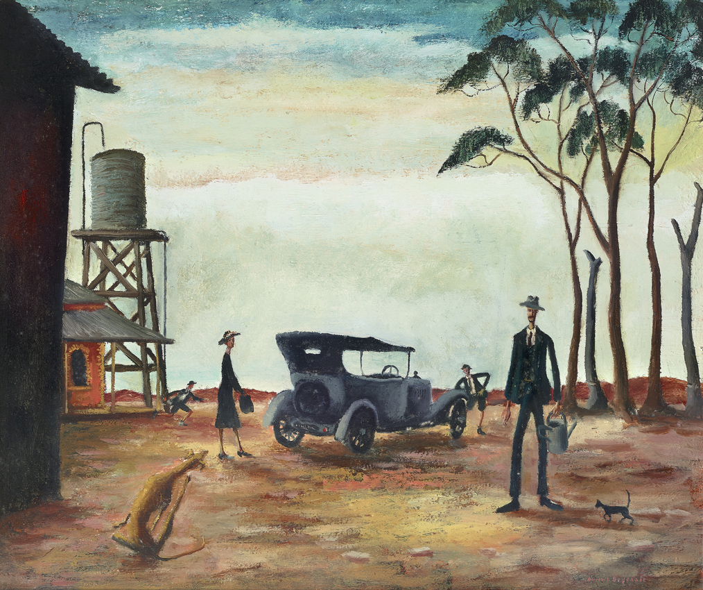 ‘Going to the Pictures, 1941’ by Russell Drysdale
