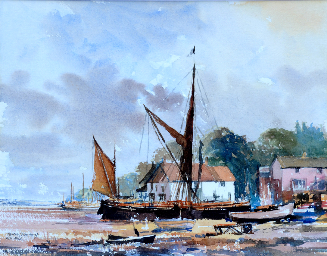 LOT 141 Pin Mill Watercolour by James Chambury 1.jpg
