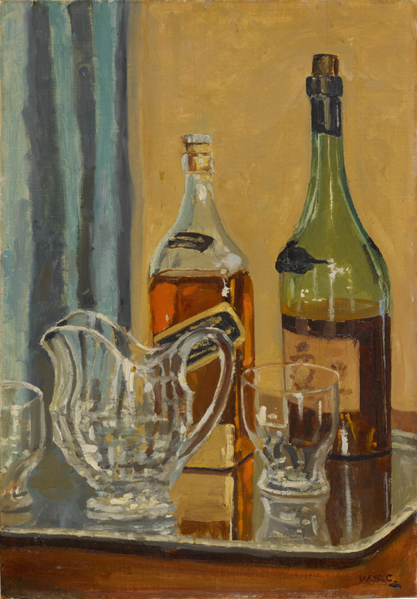‘Jug with Bottles’ by Sir Winston Churchill