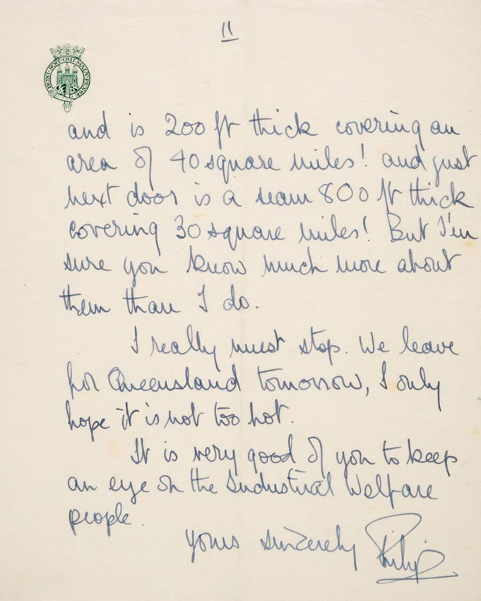Prince Philip letter