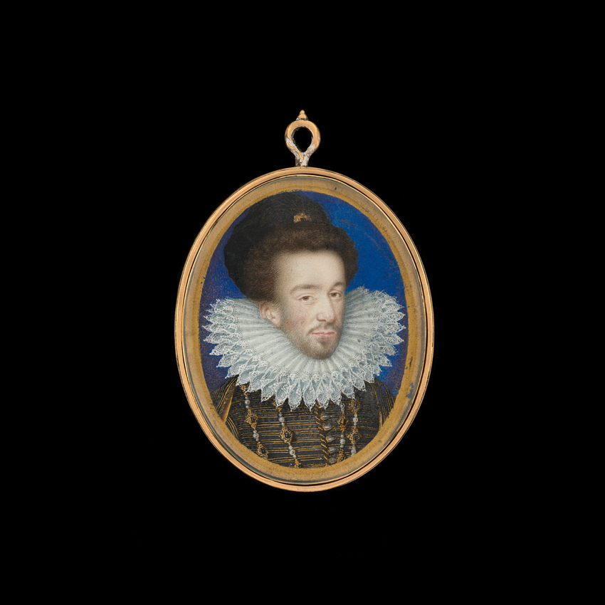 Portrait of Henry III by court artist Jean Decourt