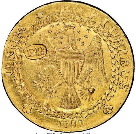 New York style Brasher doubloon coin
