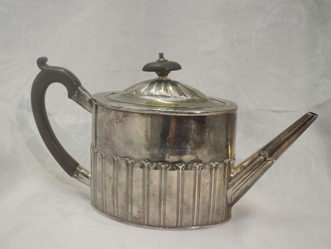 Georgian silver teapot