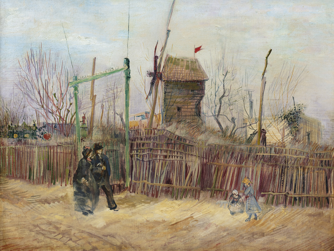 Vincent van Gogh Montmartre painting