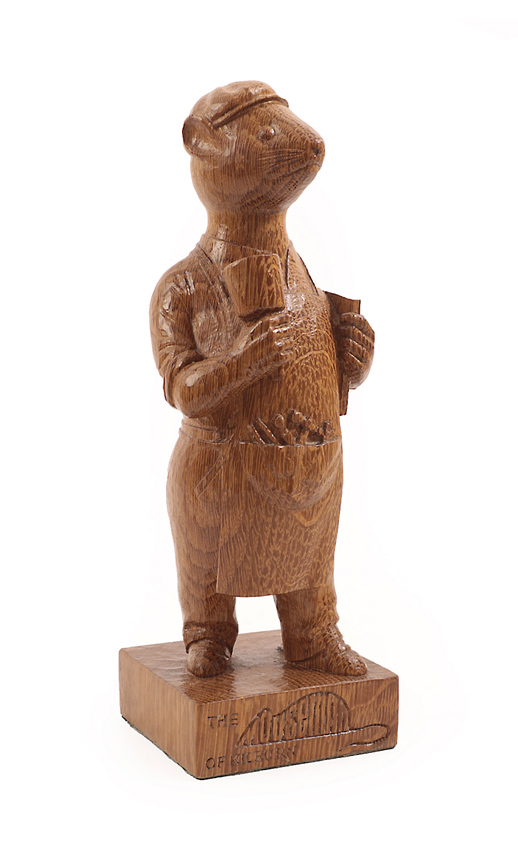 The Mouseman of Kilburn carving