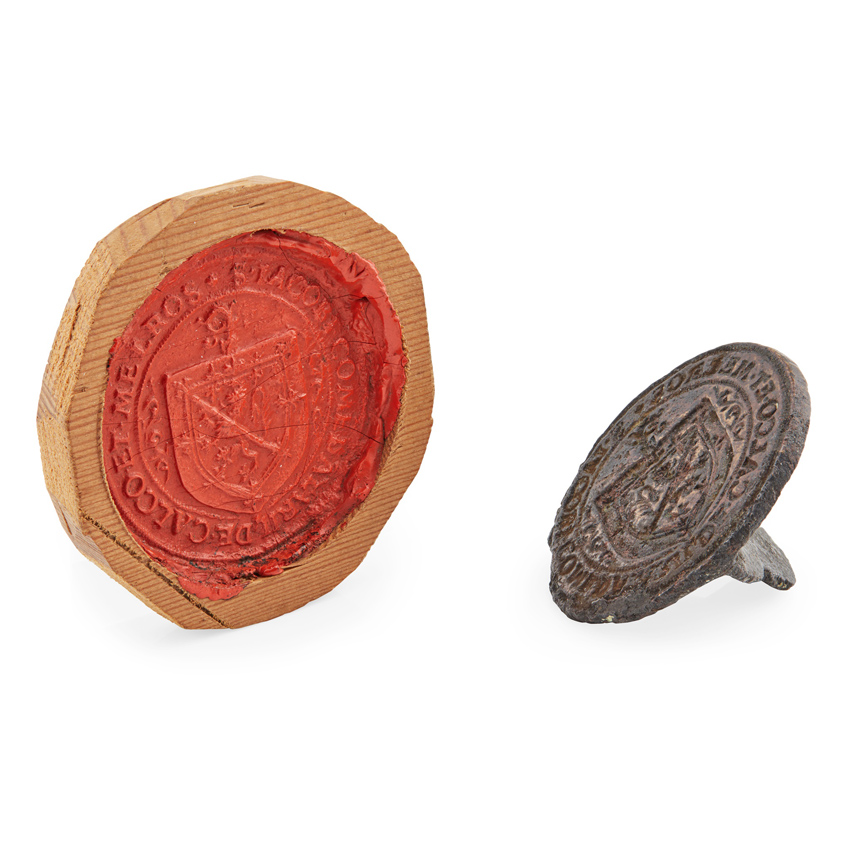 Wax seal matrix