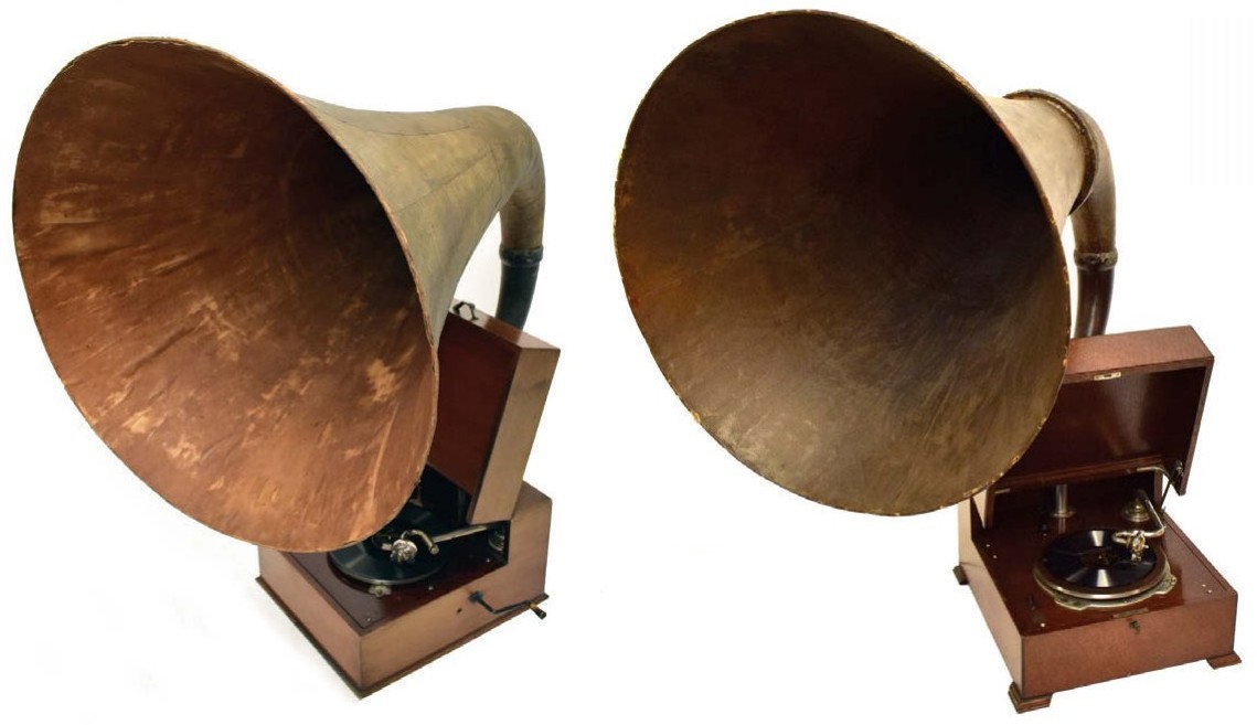 Two gramophones