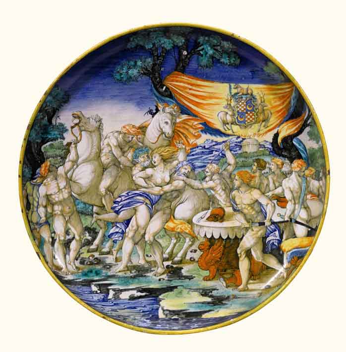 Maiolica charger sothebys