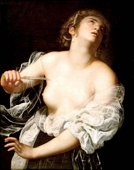 Artemisia Gentileschi Lucretia
