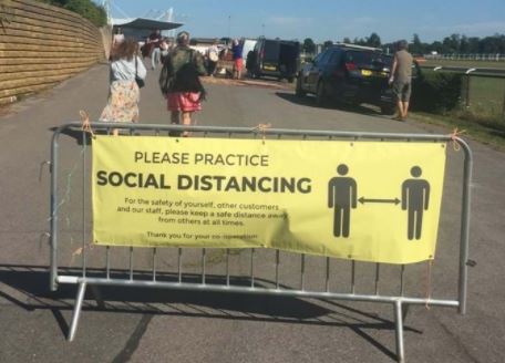 Sunbury Antiques fair at Kempton Park Racecourse