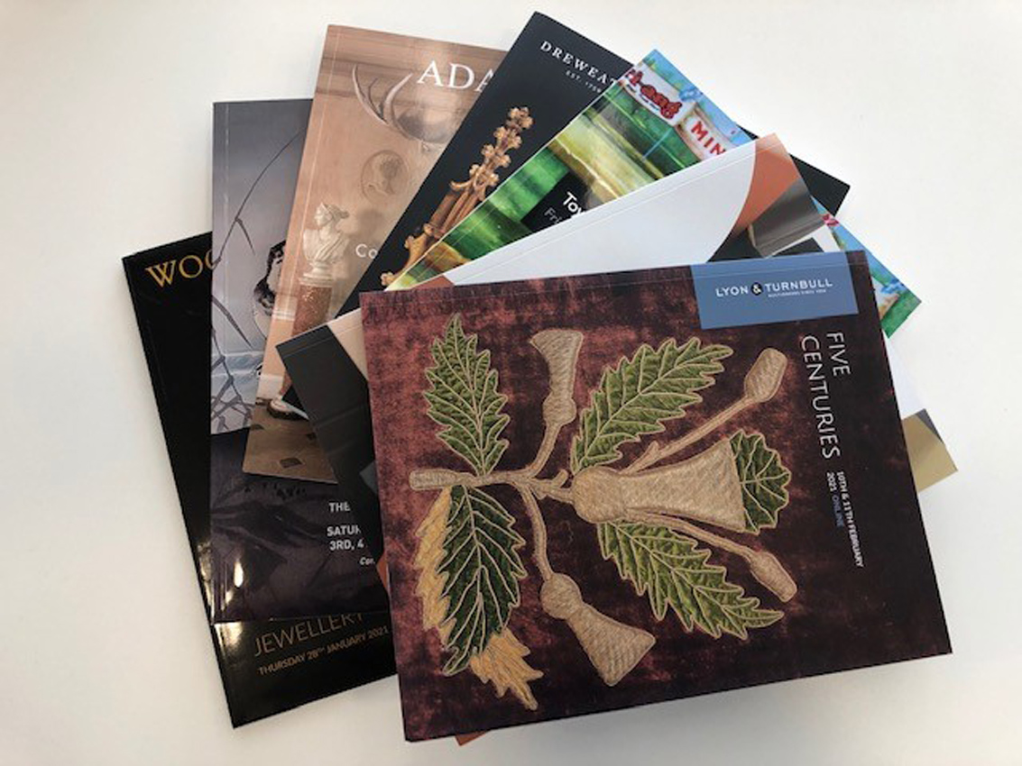 Printed catalogues