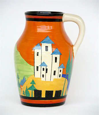 Clarice Cliff Lotus jug