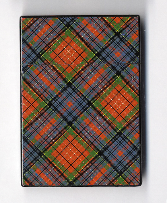 Tartan ware card case