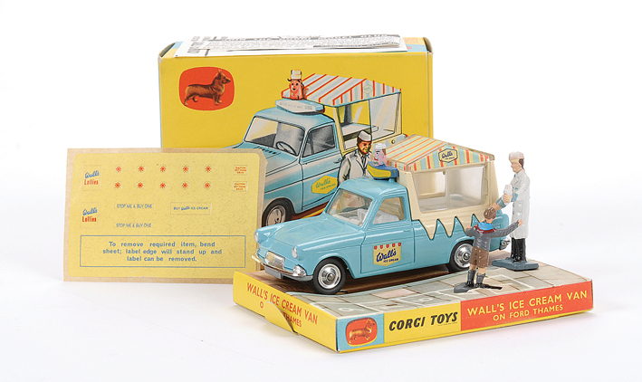 Corgi No. 447 Ford Thames Walls Ice Cream Van