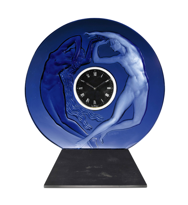 Lalique La Jour et La Nuit (Day and Night) timepiece