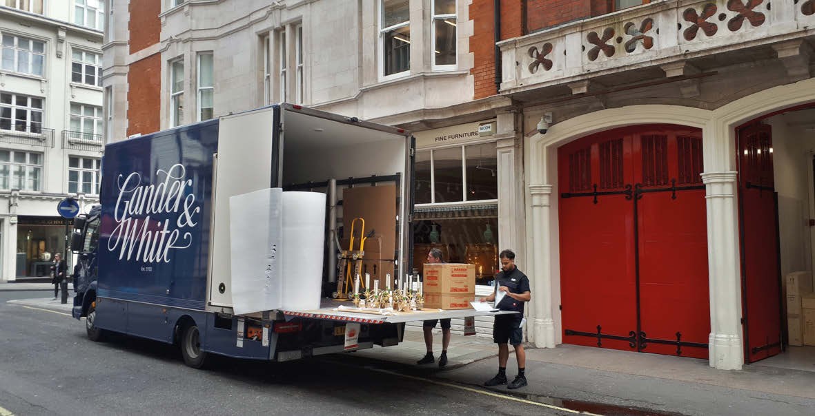Gander & White’s lorry