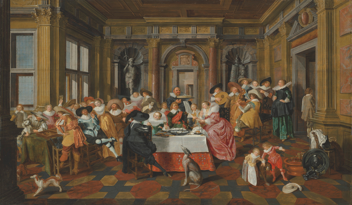 Old Master interior picture
