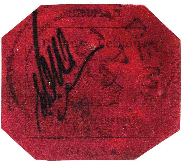 British Guiana Magenta stamp
