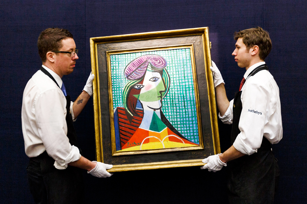 Picasso 1935 Tete de femme Sothebys
