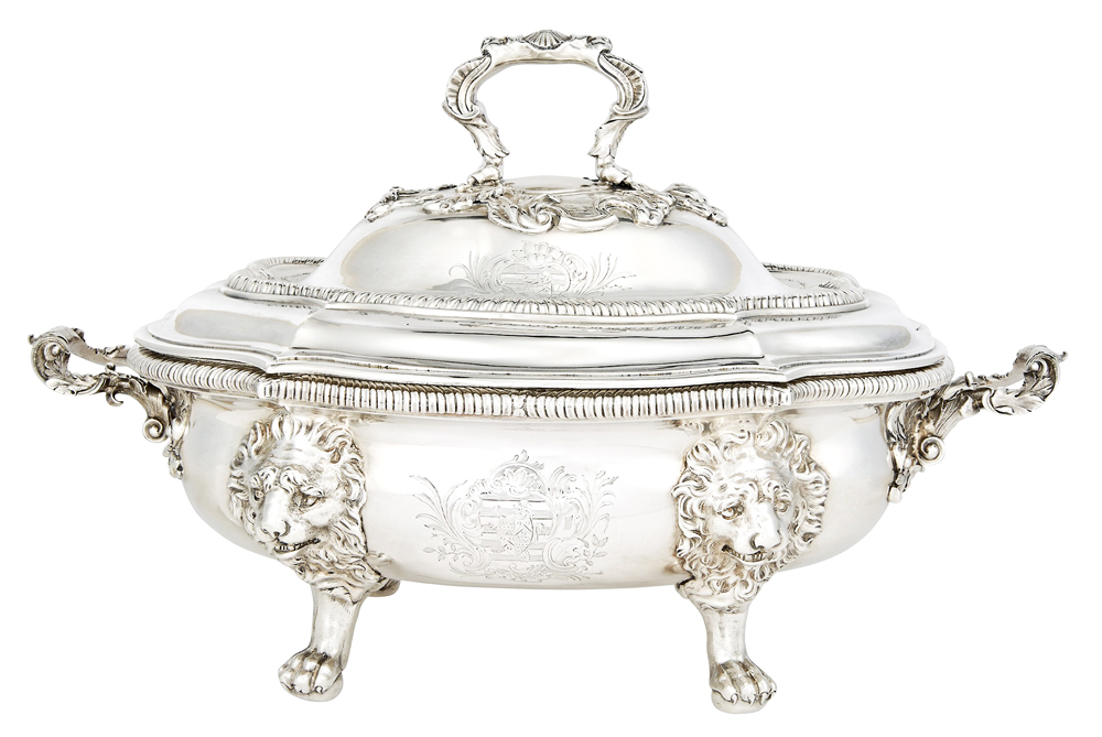 Paul de Lamerie silver tureen