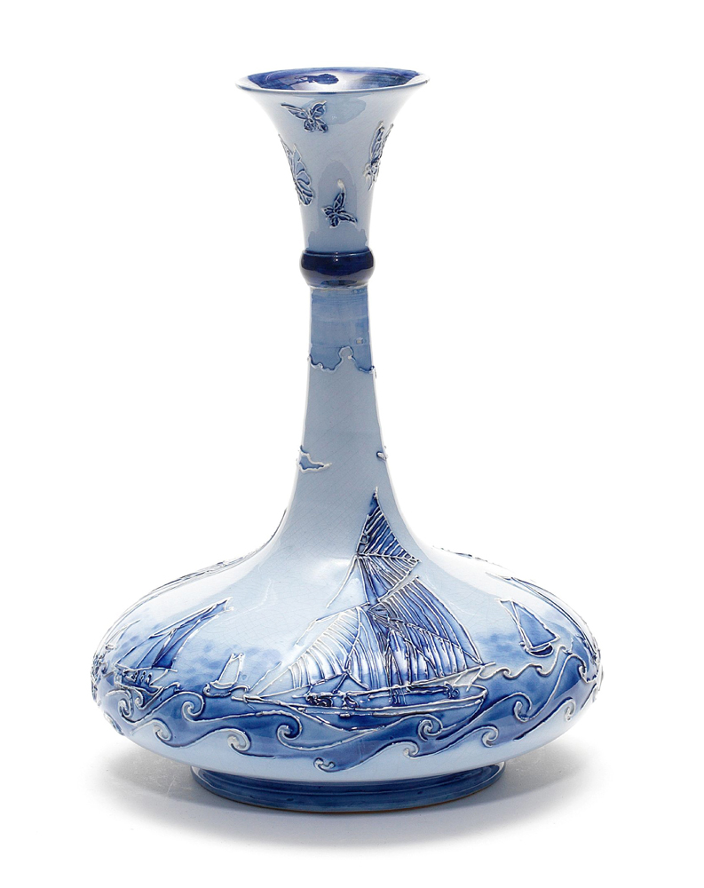 Moorcroft Yacht vase