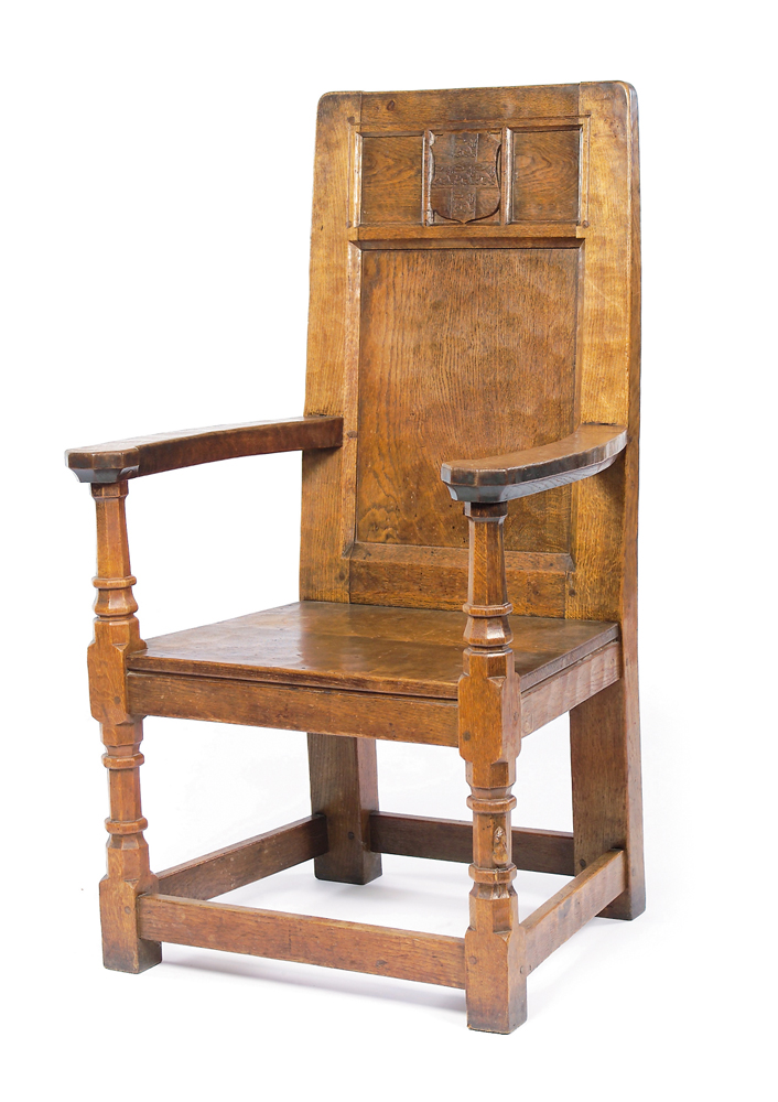 Mouseman Robert Thompson oak bishop’s chair