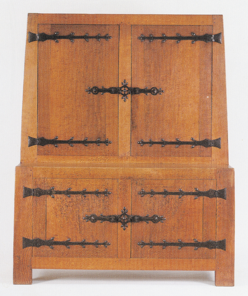 Mouseman oak cupboard