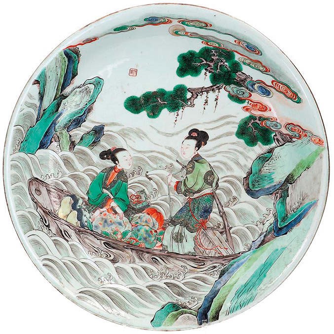 Kangxi famille verte dish