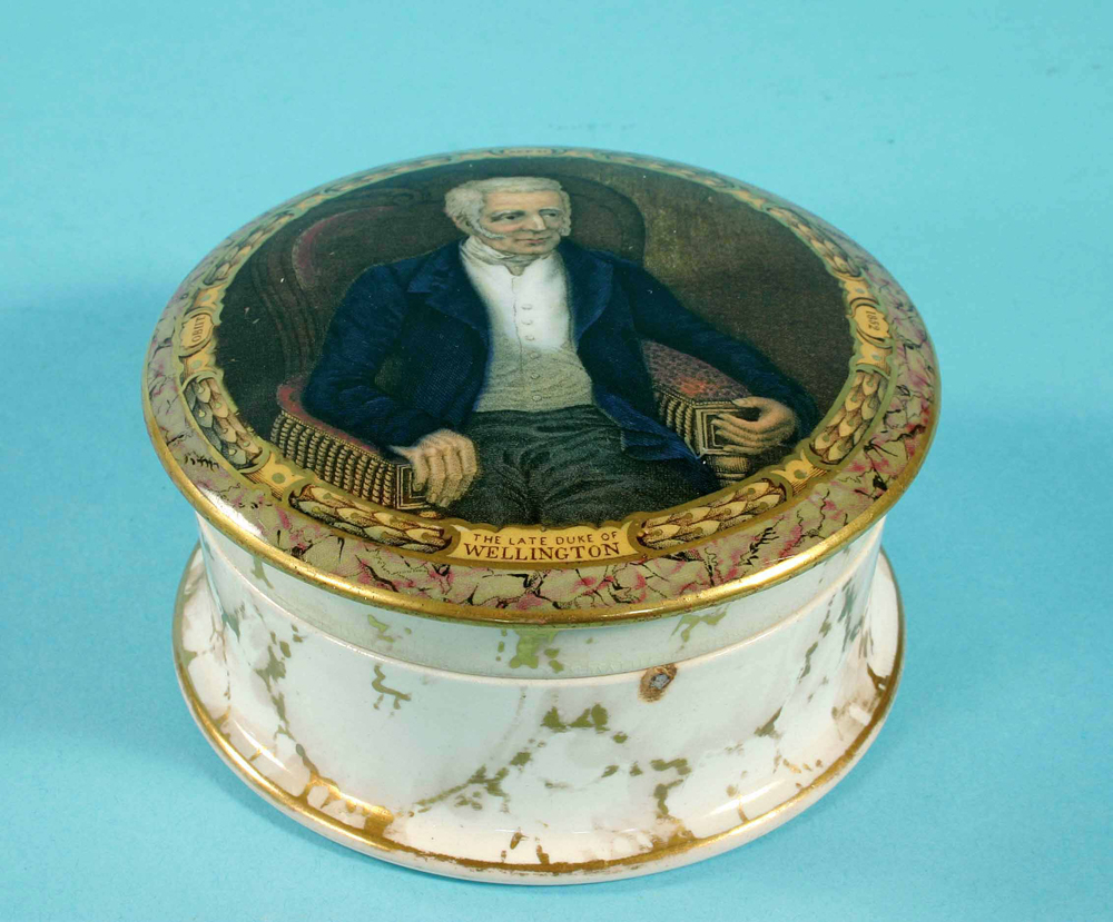 Duke of Wellington pot lid