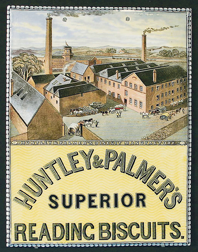 Huntley and Palmer plaque