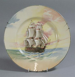 Royal Doulton plate HMS Victory