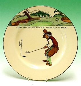 Royal Doulton Golfing Series plate