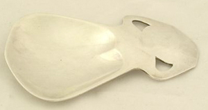 Liberty Art Nouveau silver caddy spoon