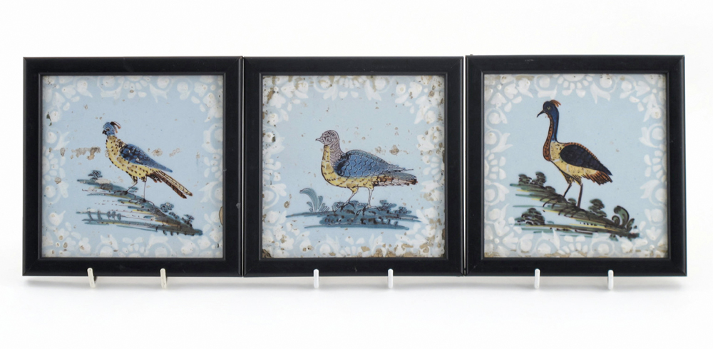 18th century Bristol delftware tiles