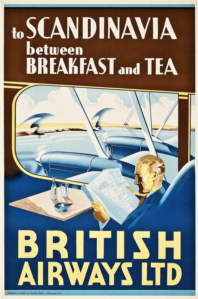 Vintage Poster British Airways