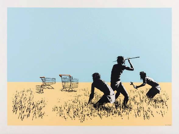 Banksy print