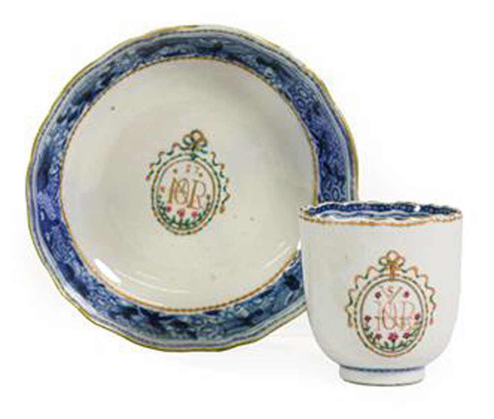 Chinese export coffee cup