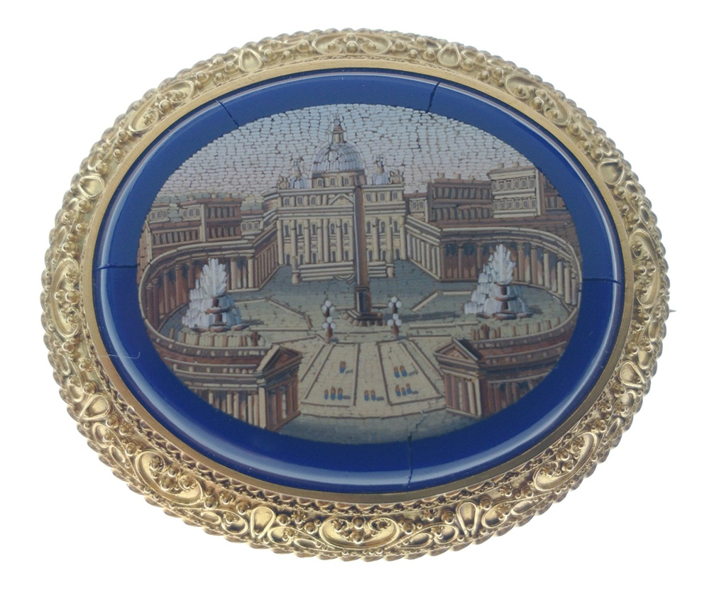Mosaic brooch